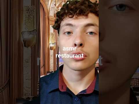 asmr roleplay restaurant