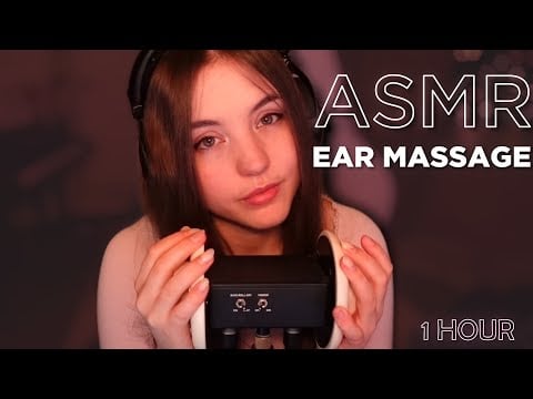 ASMR 💖 Gentle Ear Massage 💖 1 Hour 💖 No Talking (except short intro)