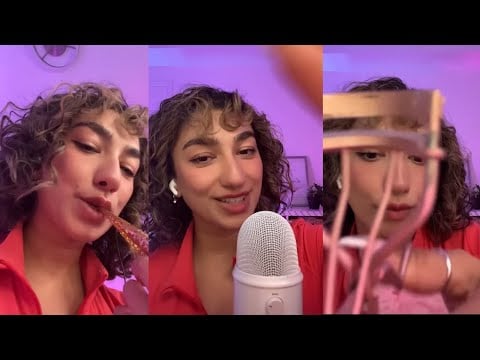 ASMR • Giving you all the tingly personal attention triggers for sleep (kisses, plucking & more!)