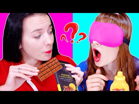 ASMR Guess The Chocolate Challenge | Eating Sounds LiLiBu