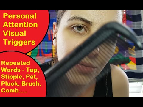 ASMR Personal Attention & Breathy Close Whisper - Stroking, Brushing, Plucking & Stippling You!