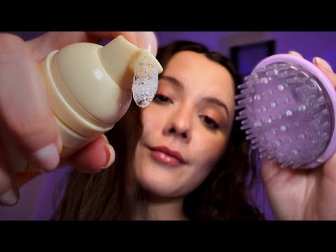 ASMR- Vou lavar seu cabelo… relaxe, eu cuido de você 🫧
