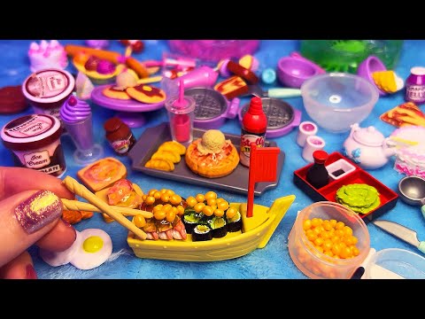 ASMR Miniature Cooking Fake Food (Whispered)