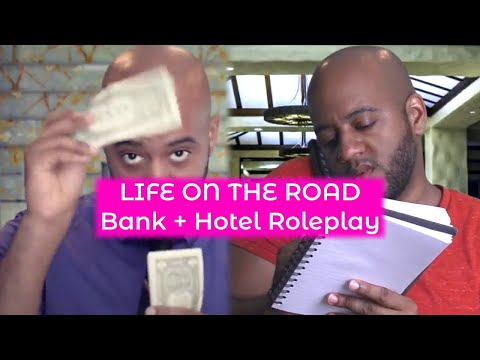 Life on the Road ASMR 🛣️ | Bank + Hotel Roleplay for Sleep, Tingles & Deep Relaxation (Soft Spoken)