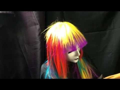 Zentai & Mask & Gloves & Rainbow Wig 💜💛💙💚