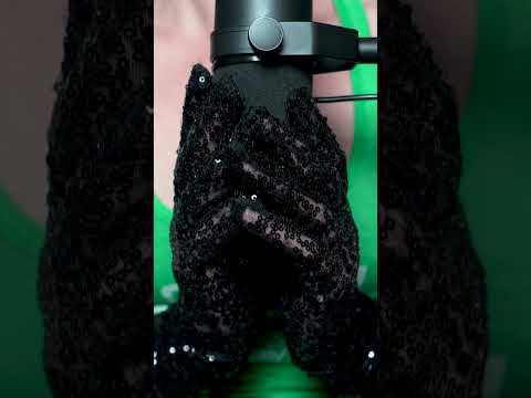 ASMR - Sequin Gloves (4) #gloves #asmr #asmrsounds