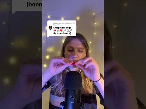emoji challenge ! #asmr #relax