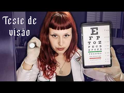 Exame de Vista REALISTA 👀 | ASMR Roleplay