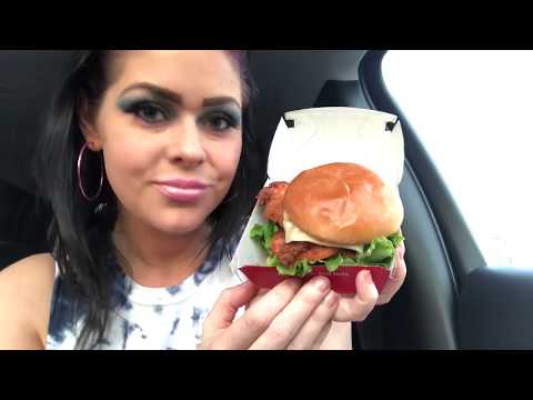 Reviewing Chik-Fil-A DELUXE Spicy Chicken Sandwich | Softly Spoken Rambling Mukbang ASMR | ASMCar 🚙