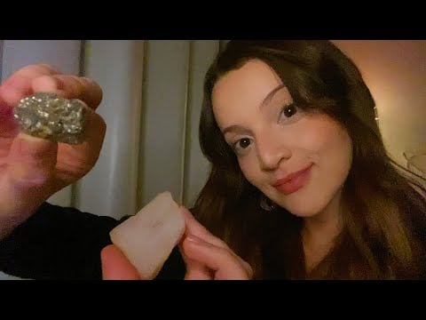🌙 ASMR Limpeza Energética com Cristais | Removendo Suas Energias Negativas