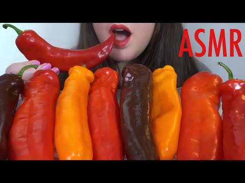 HEALTHY EATING ASMR Raw Veggie Platter [Peppers & Ranch] EXTREMELY Satisfying CRUNCHY Sounds!