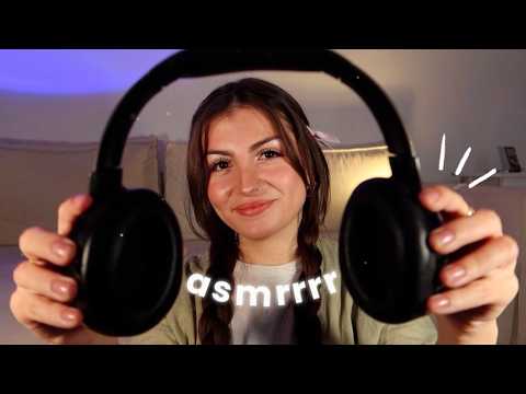 ASMR avec un Casque Anti-bruit (attention personnelle, maquillage et calme)