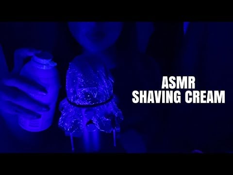ASMR | Shaving Cream On Mic & Tingly Crinkles (No Talking) #asmr