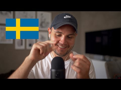 ASMR in Swedish 🇸🇪 Rambling + Hand Sounds