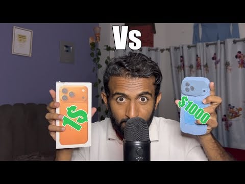 ASMR $1 IPhone Vs $1000 IPhone 📱 
