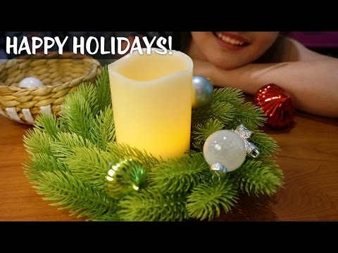 ASMR | Happy Holidays! | Christmas-Themed Trigger Assortment v.2016!