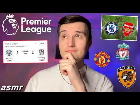 ASMR | American Reacts to Premier League ⚽️ Week 3 (whisper ramble)