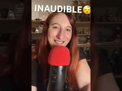 ASMR INAUDIBLE 😴😴 #asmr #asmrvideo #inaudible #relaxing #relax #goodvibes