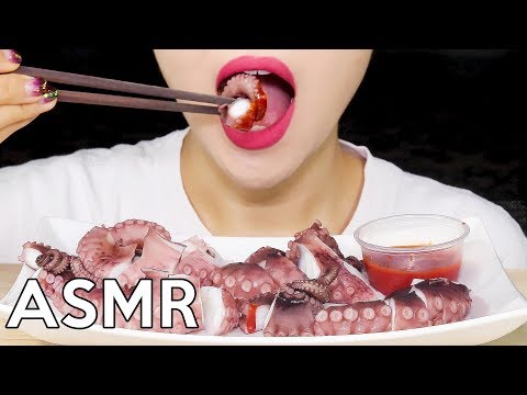 ASMR Octopus Eating Sounds 문어숙회 리얼사운드 먹방