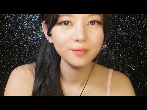 目隠し ASMR  ロールプレイ 囁き声 睡眠  korean 日本語  音フェチ