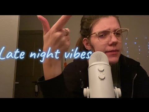 Fast and aggressive mic swirling and pumping, collar bone tapping, hand sounds