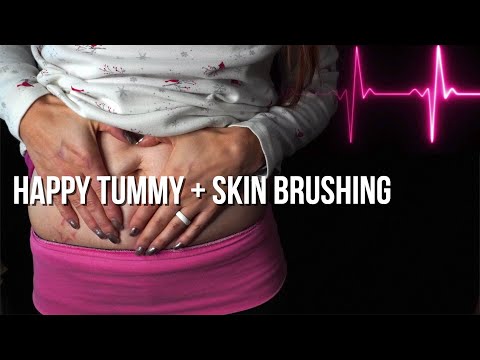 My Stomach Was So Full After Pancakes + Skin Brushing & Hand Visuals [ASMR]