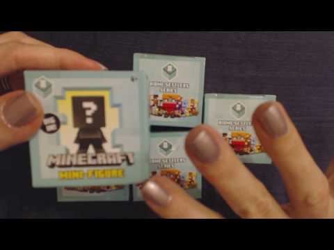 ASMR Request ~ Whispered Unboxing of Minecraft Mini-Figures
