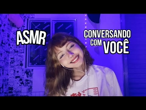 ASMR | CONVERSANDO ATÉ VOCÊ DORMIR ᶻ 𝗓 𐰁 (voz suave) - grwm e histórias da vida...