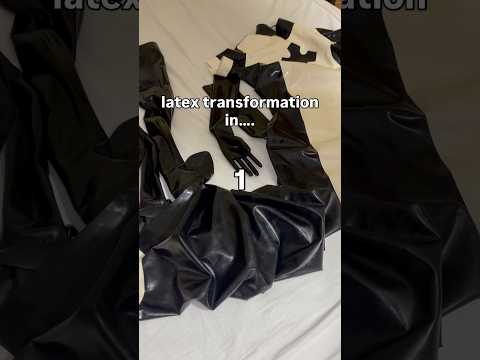 latex transformation in 3…2….1…. #nun #latexdress #latexgloves