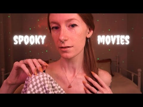 Soft-spoken ASMR | Cozy rambles about spooky movies 🎃🎬