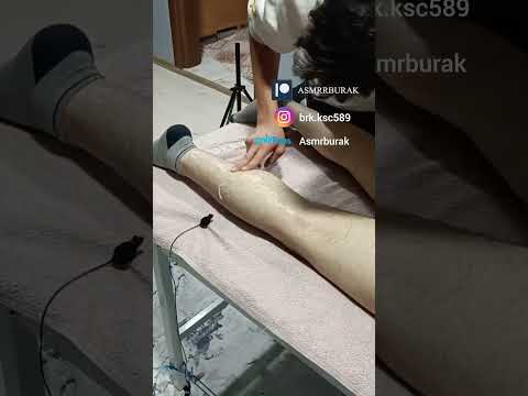 POST-SPORTS TENSION-RELIEVING MASSAGE FOR HAMSTRINGS #satisfying #relaxing #asmr #shorts #massage