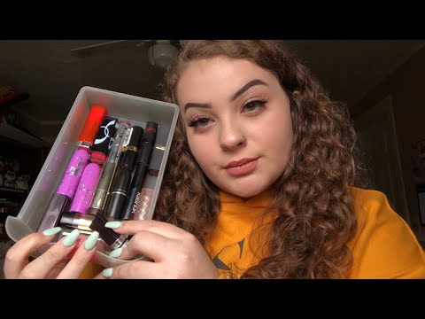 ASMR In-Depth Makeup Collection | Lipgloss, Lipstick, & Lip Balm 💄