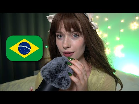 ASMR Trying to speak Portuguese Tentando falar português