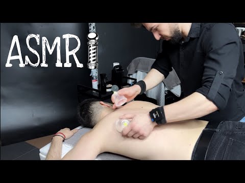💈ASMR BARBER | Back Massage Sounds for Sleep / Modern Treatment