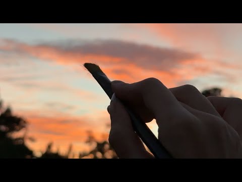 🌅🍁ASMR  Sunset Tracing 🍁🌅NO MIDROLL ADS