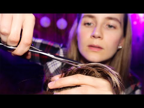 ASMR Fast & Chaotic Haircut