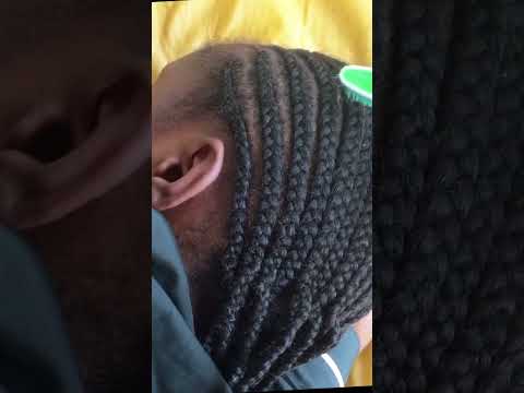 Hair scratching and oiling between braids #headscratching #asmrscratching #hairstyle #headscratches