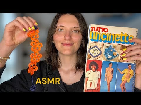 Show & Tell | Ti mostro le mie creazioni all'uncinetto ASMR 💛🧡💙