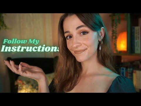 ASMR Follow My Instructions (with your eyes closed!)