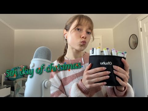 on the 5th day of christmas, i made xmas cards (drawing, paper sounds, rambles)
