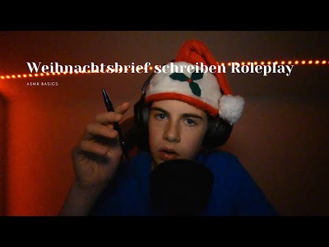 [ASMR] Weihnachtsbrief schreiben Roleplay | By ASMR Basics | Deutsch/German