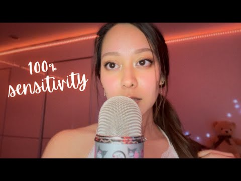 ASMR Whisper Ramble at 100% SENSITIVITY 🧡 Ear to Ear