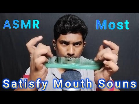 asmr sleep and satisfying wet mouth sounds vs dry mouth sounds to relax