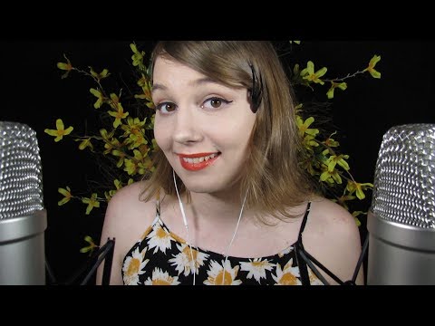 🌻 ASMR | Mic Blowing | Ear to Ear Breathy Whispers | Yawns 🌻