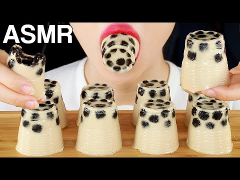 ASMR Jelly Bubble Tea 버블티젤리 먹방 Mukbang Eating Sounds