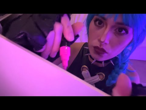 psychotic girl doodles you (asmr)