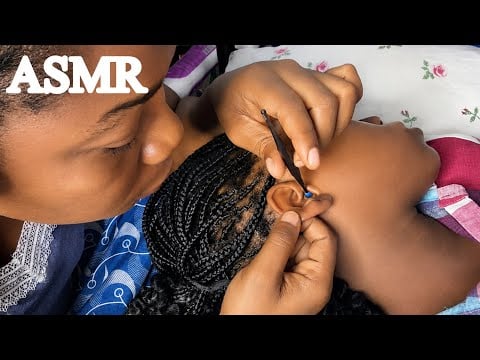 ASMR✨Satisfying Ear Cleaning ASMR | No Talking | Sleep & Relax Plus Gum Sounds