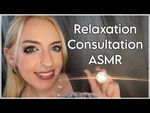 ASMR Relaxation Consultation ~ personal attention, up close ear to ear whispers