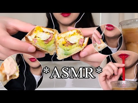 Eating BREAKFAST (No talking) / ASMR comiendo burrito crujiente (Sin hablar)