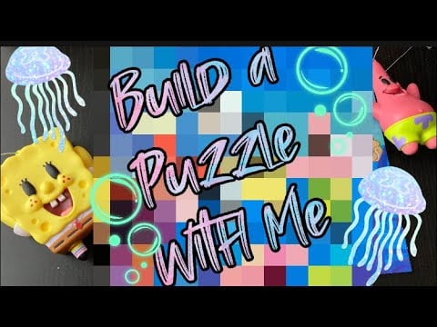 ASMR Build a Puzzle “SpongeBob Square Pants” With Me 